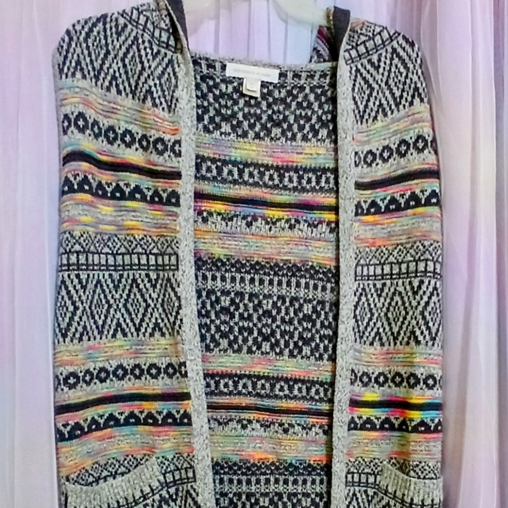 Multicolor Patterned Women's Sweater